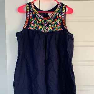 J.Crew embroidered dress